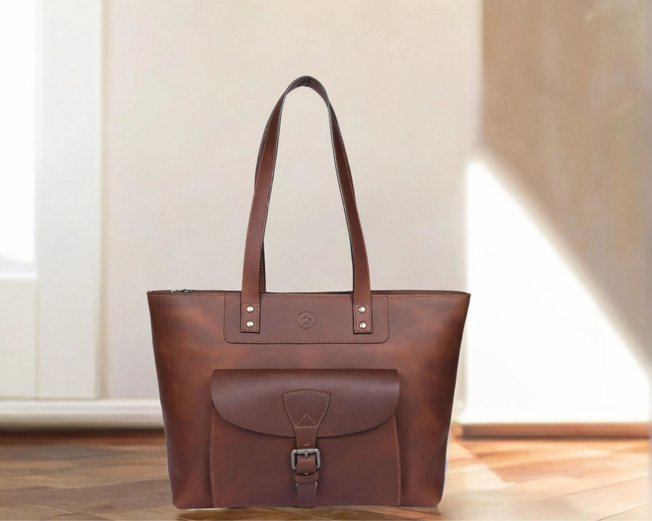 Voyager Leather Tote Bag