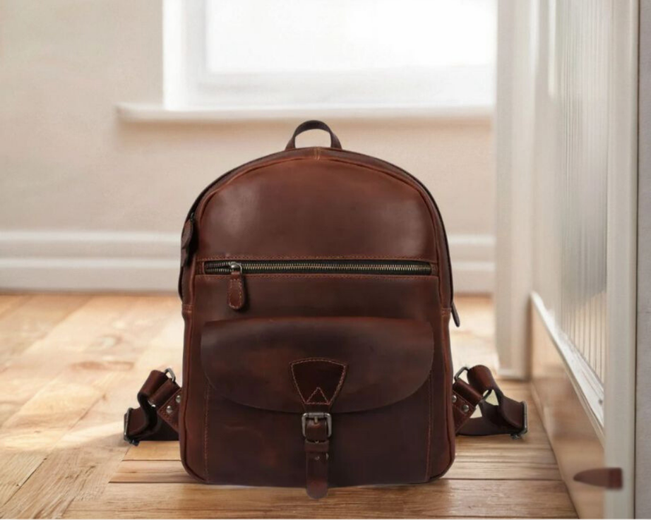 Voyager Leather Backpack