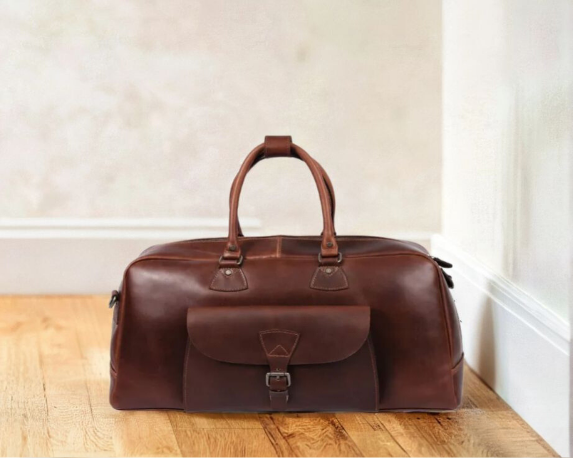 Voyager Leather Duffle Bag