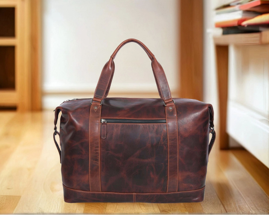 Manhattan - Leather Duffle Bag