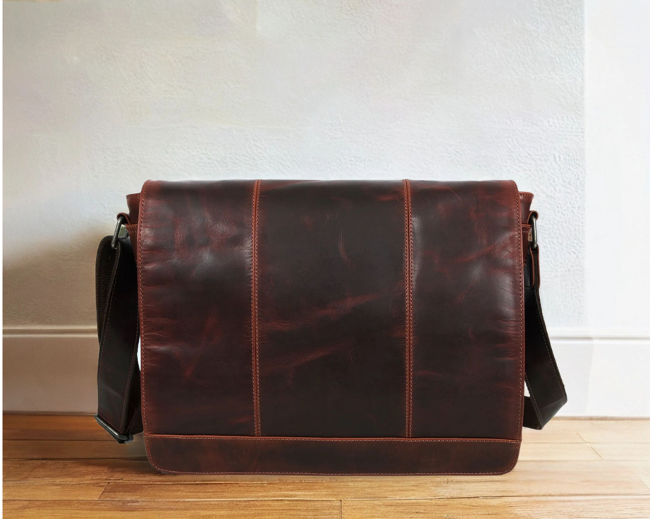 Manhattan - Leather Messenger bag