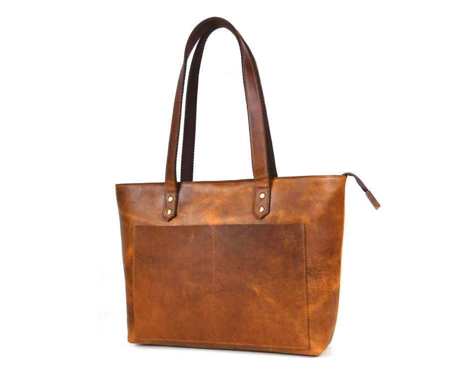 Leather Myra Tote Bag