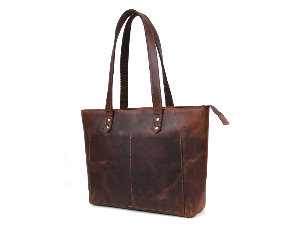 Leather Myra Tote Bag