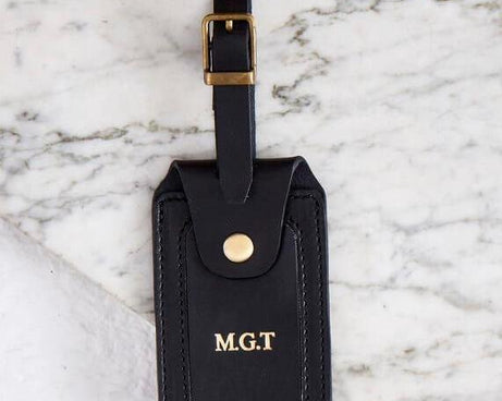 Leather Luggage Tag