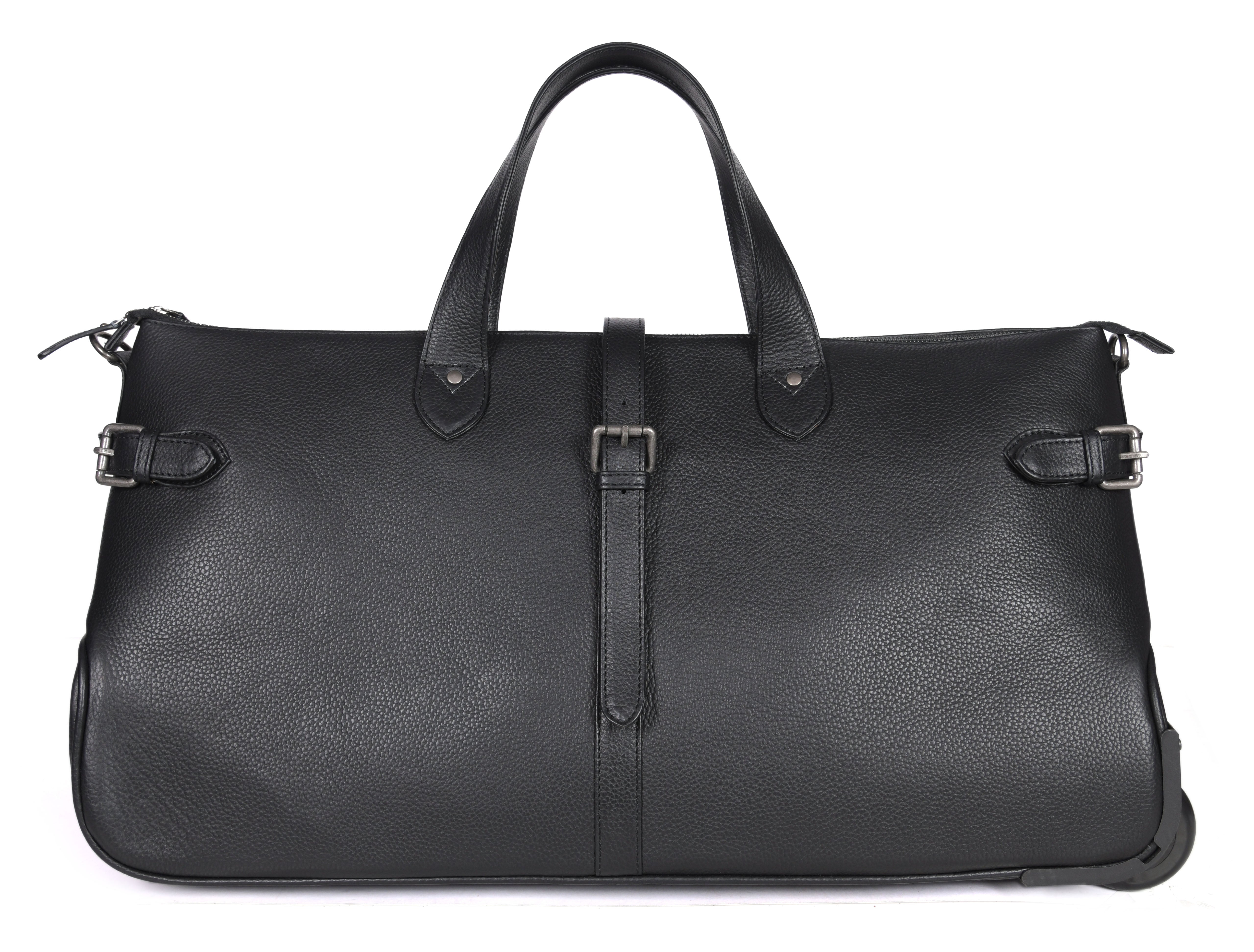 Leather Trolley Bag